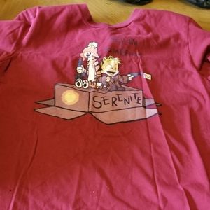 American Apparel Firefly Serenity maroon tshirt